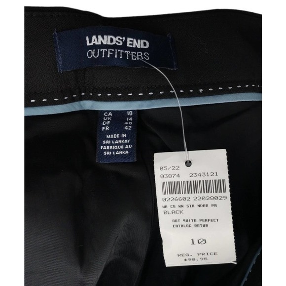 Washable Wool Straight Modern Pants Lined 10 - Picture 5 of 7